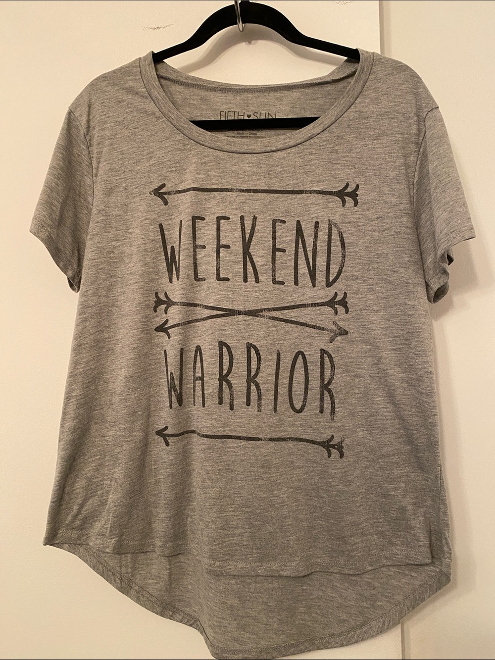 Fifth Sun Gray "Weekend Warrior" Graphic Tee